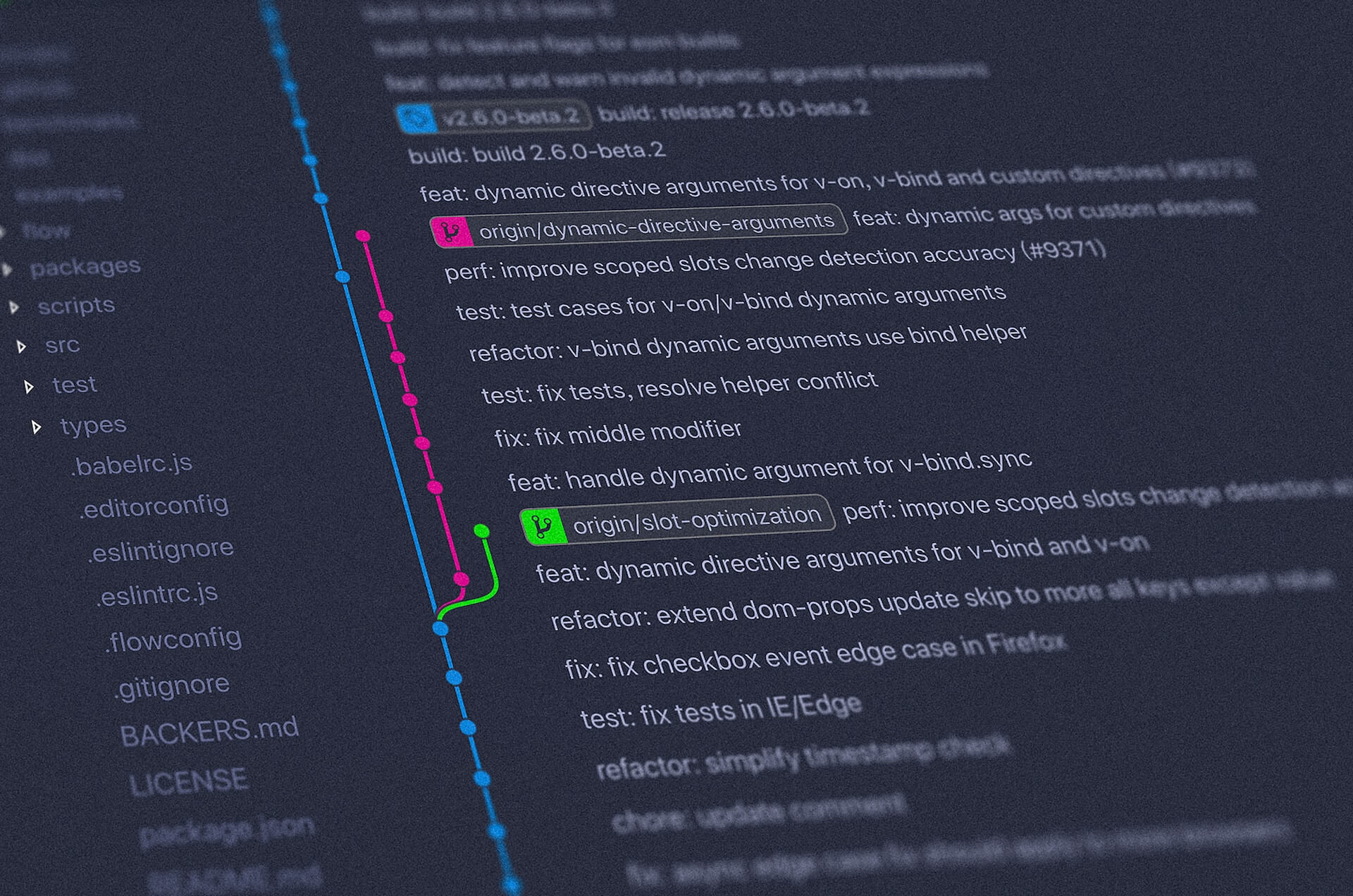 Git versioning